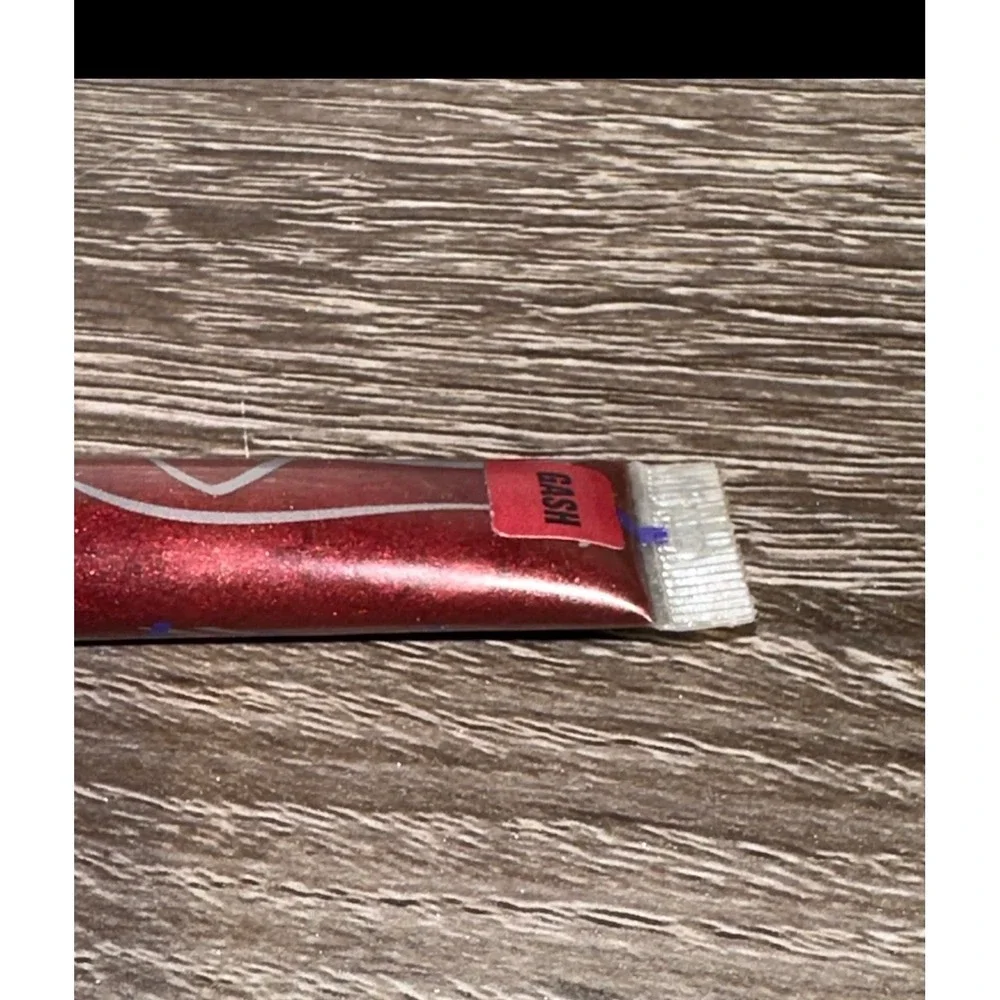 Urban Decay Lip Junkie‎ Lip Gloss Gash Deep Red Metallic Shimmer Tube Full Size